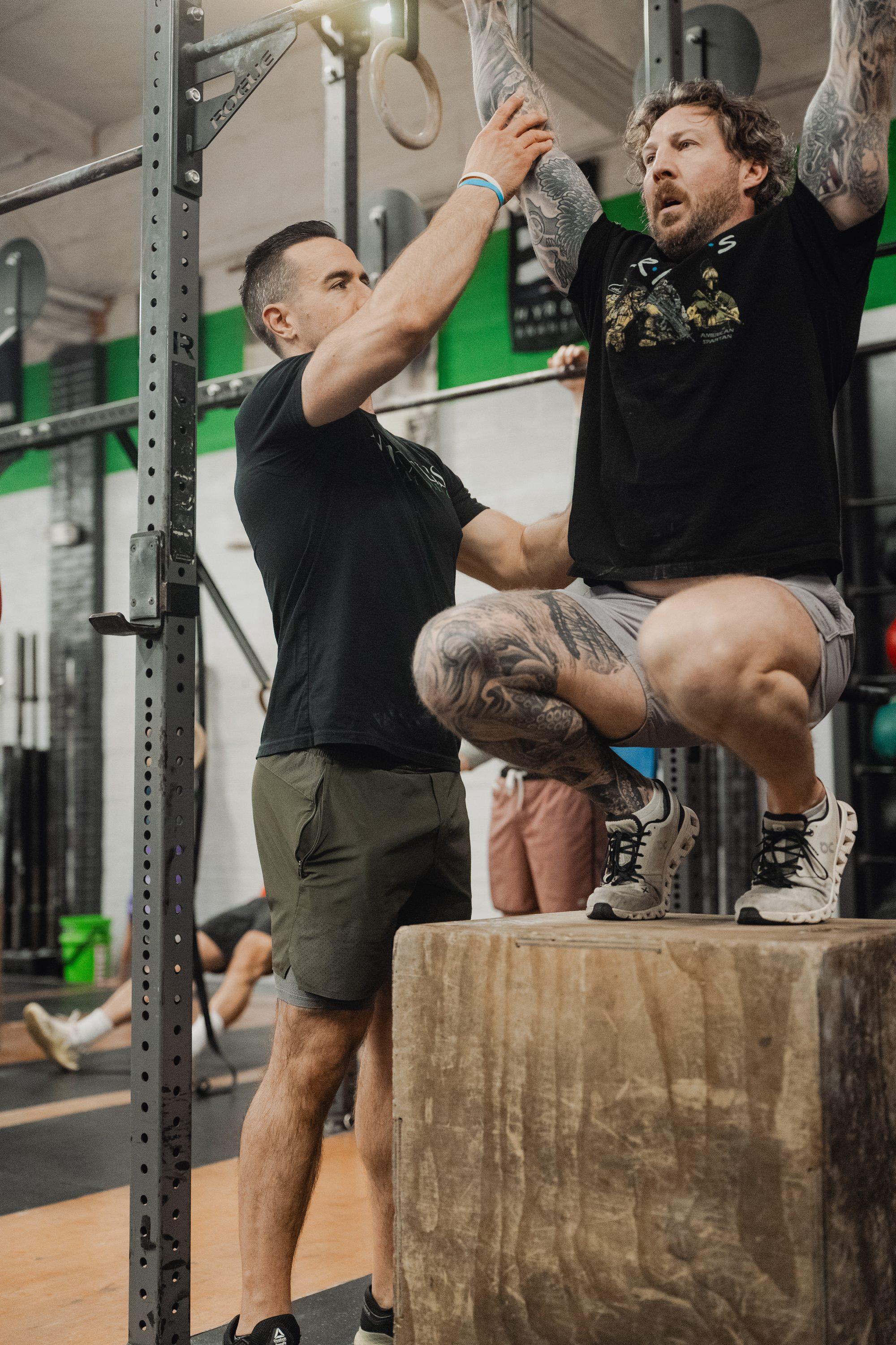 Invictus athletes training together